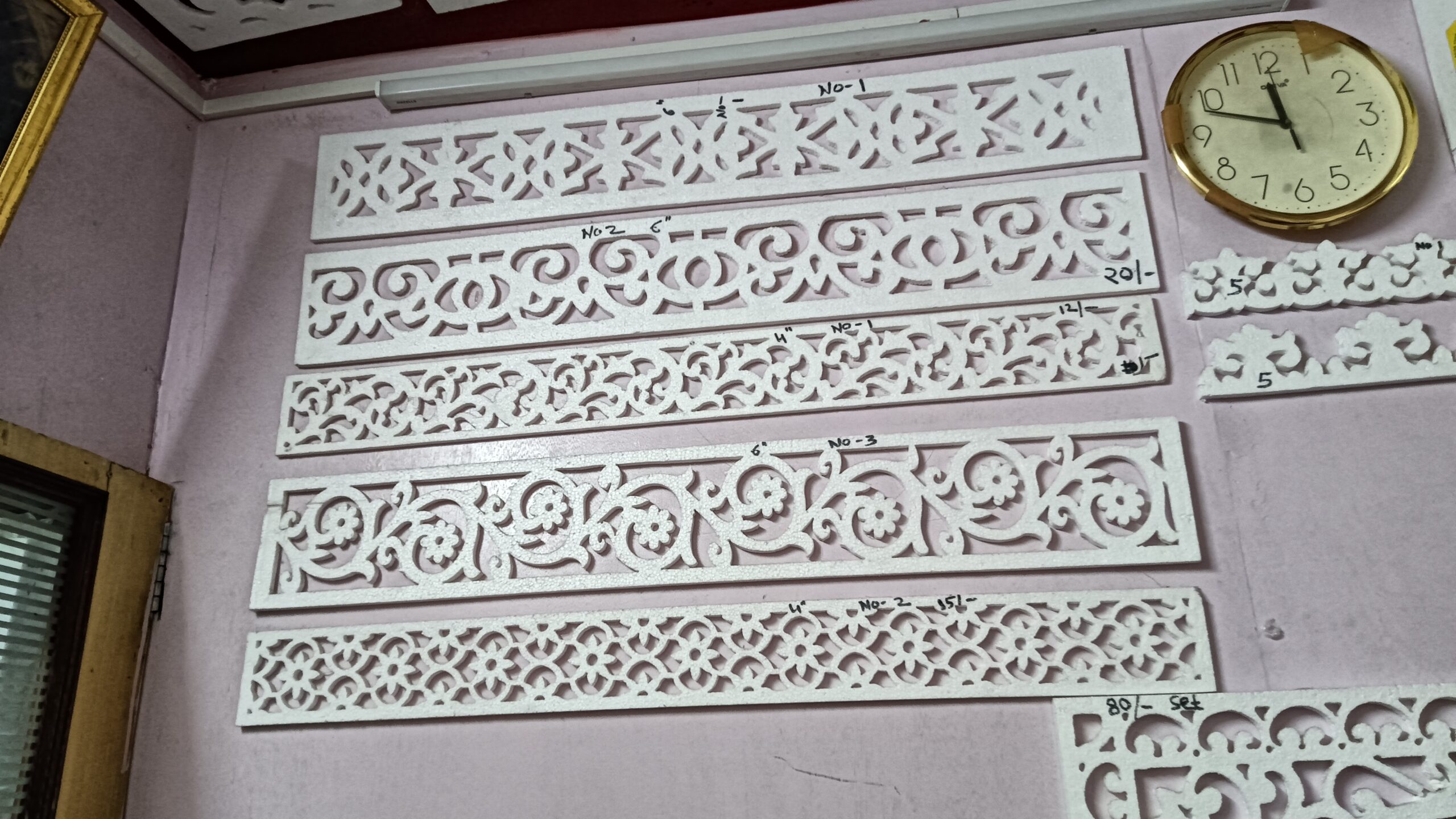 Thermocol artwork design for wedding stage decoration in Mumbai